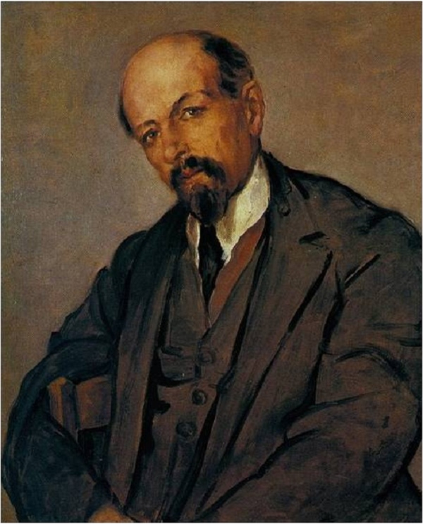 Л. Бернар. Ленин в кафе «Клозери де Лила», Париж, 1910.