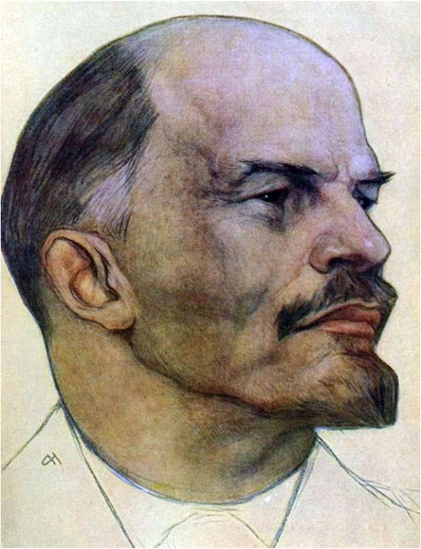 Н.Андреев. Ленин. 1922.
